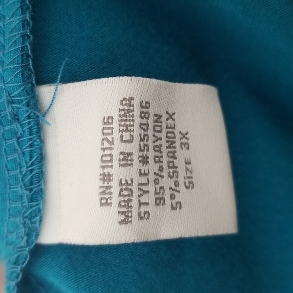 Soft Surroundings Roundneck 3/4 Sleeve Shirt 3X - Picture 10 of 10